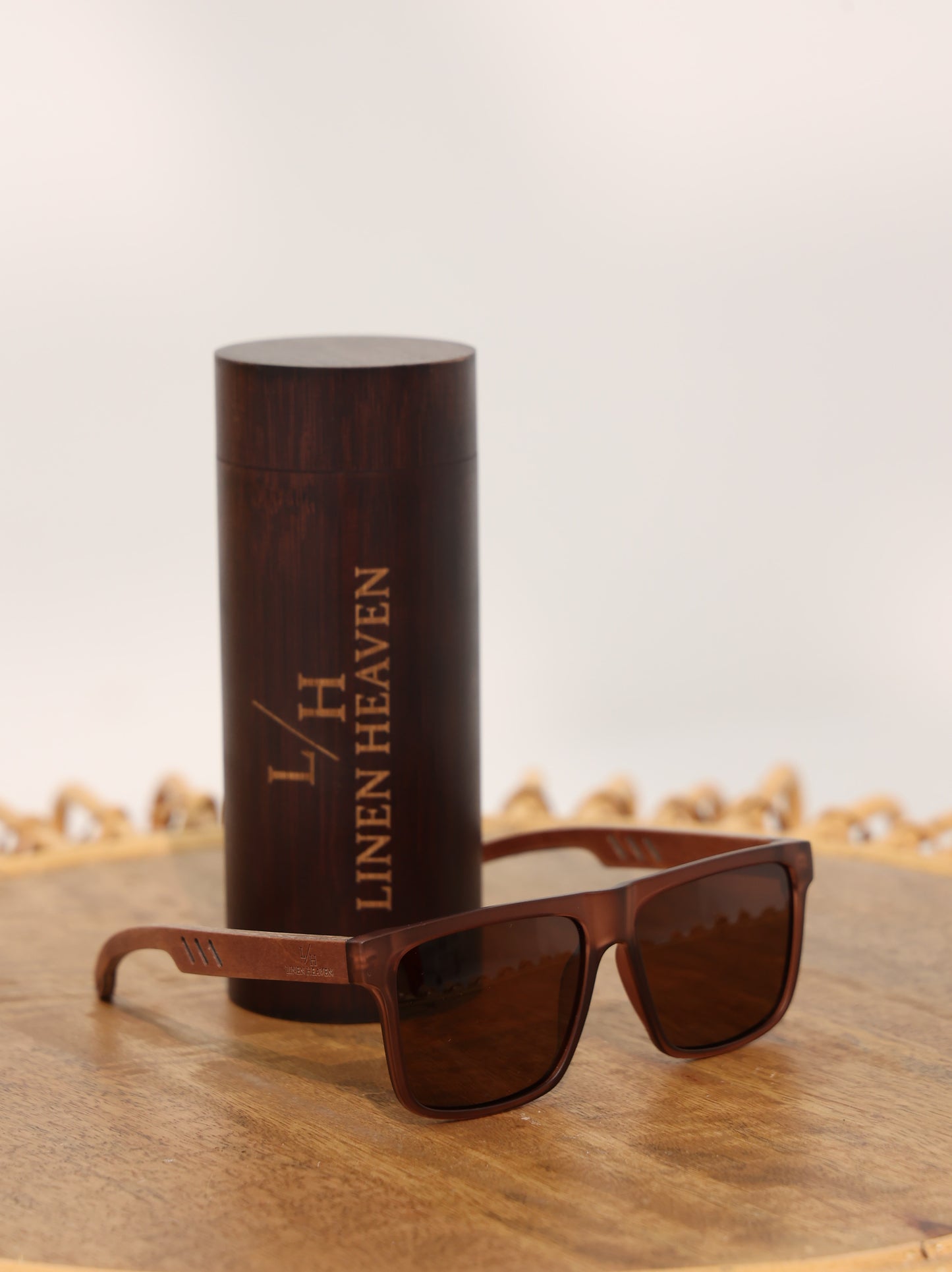 Bamboo Wood Sunglasses in green