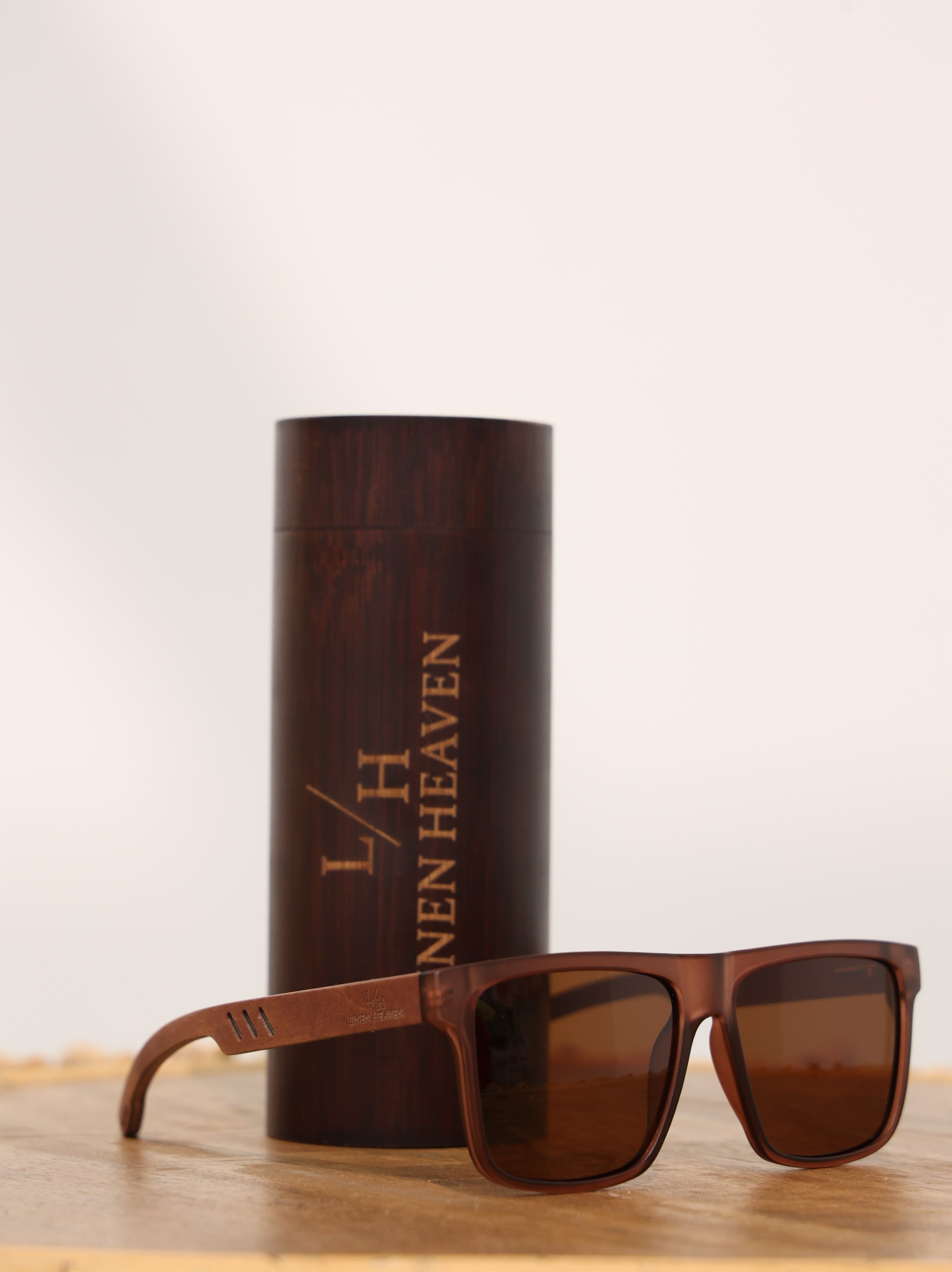 Bamboo Wood Sunglasses in black